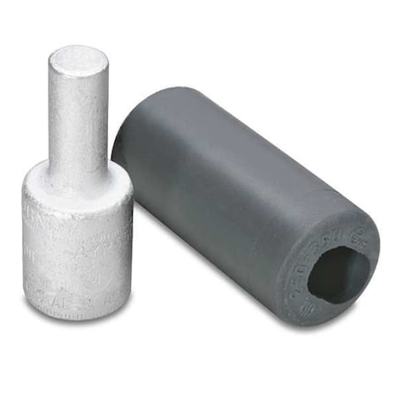 Compression Adapter, 2 AWG Max, Standard Barrel, Aluminum, Tan MPN:AYP2