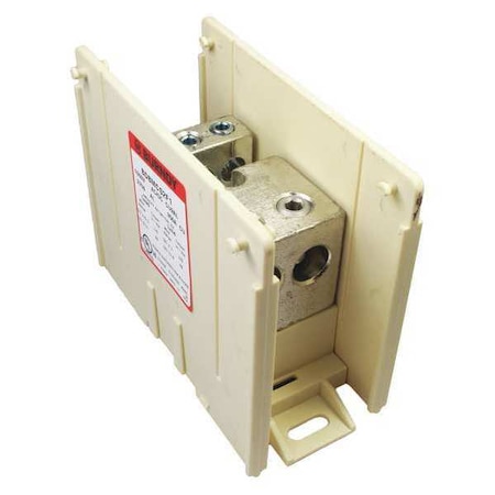 Power Distribution Block, Open, 1 Pole, 350 A Copper, 600 V AC/DC MPN:BDBMCS2F1