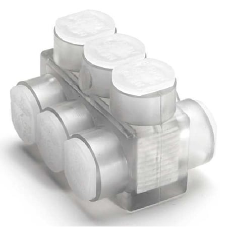 MultitapConnector, Alum, Clear, Hex, 3Port MPN:BIBD2503