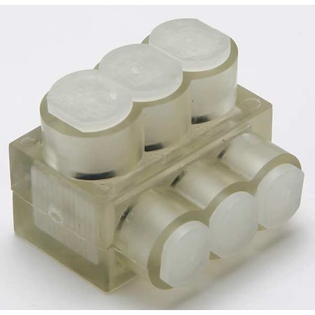 MultitapConnector, Alum, Clear, Hex, 3Port MPN:BIBS43