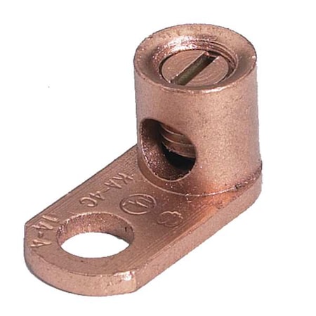 Mechanical Lug, 1 Conductor, 5/16 in Stud, Copper MPN:GKA4C