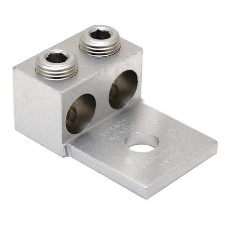 Mechanical Lug, 350 kcmil Max, 2 Conductor, 1 Hole, 1/2 in Stud, Aluminum MPN:K2A31U