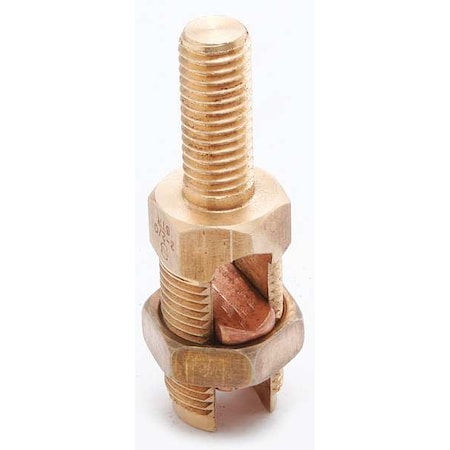 Bolt Connector, Bronze, Overall L 1.42in MPN:K2C20