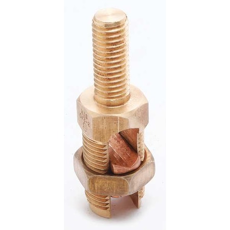Bolt Connector, Bronze, Overall L 2.12in MPN:K2C22B1