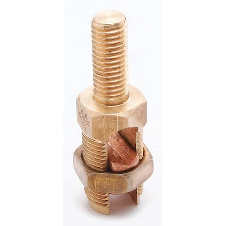 Bolt Connector, Bronze, Overall L 3.09in MPN:K2C26B1