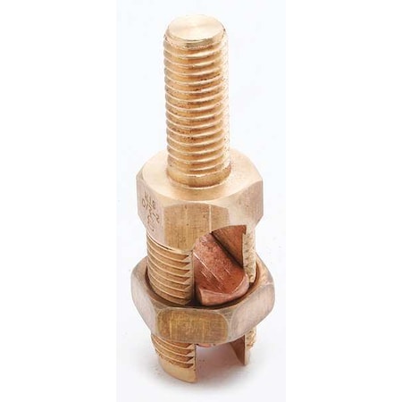 Bolt Connector, Copper, Overall L 3.93in MPN:K2C28B1