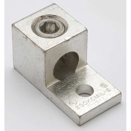 Mechanical Lug, 250 kcmil Max, 1 Conductor, 1 Hole, 5/16 in Stud, Aluminum MPN:KA29U