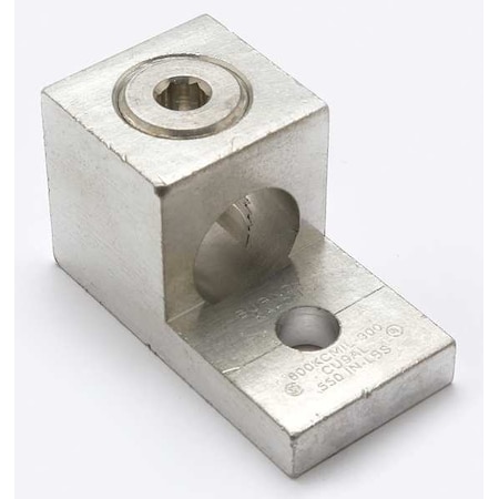 Mechanical Lug, 800 kcmil Max, 1 Conductor, 1 Hole, 1/2 in Stud, Aluminum MPN:KA40U