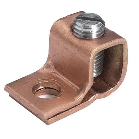 Mechanical Lug, 4 AWG Max, 1 Conductor, 1 Hole, #10 Stud, Copper MPN:KPB4CG1
