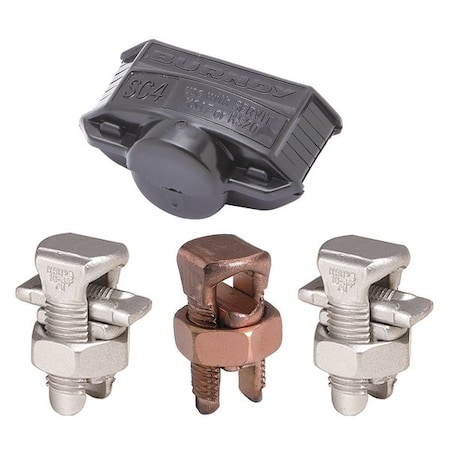 Split-Bolt Connector Kit, 10 sol to 4 sol MPN:NATHAN 3