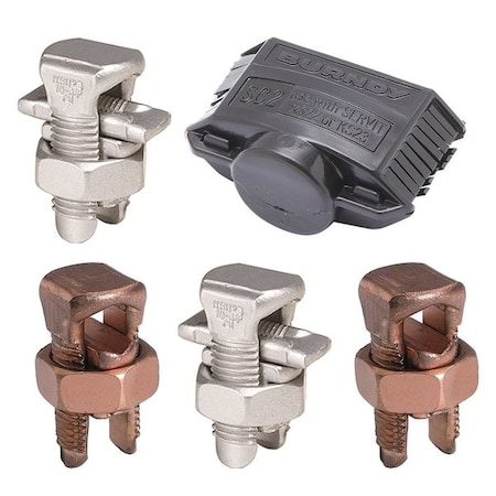 Split-Bolt Connector Kit, 6 str to 3 str MPN:NATHAN 4