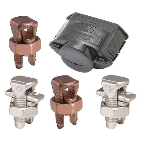 Split-Bolt Connector Kit, 2 str to 2/0str MPN:NATHAN 5