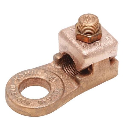 Mechanical Lug, 500 kcmil Max, 1 Conductor, 1 Hole, 3/4 in Stud, Copper MPN:QDA34