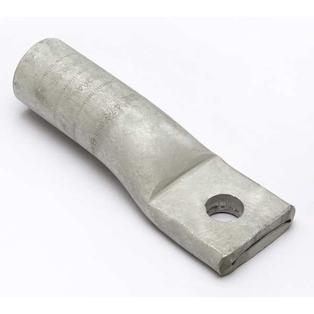 One-Hole Compression Lug, 4/0 AWG Max, 1/2 in Stud, Standard Barrel, Aluminum, White MPN:YA28A3