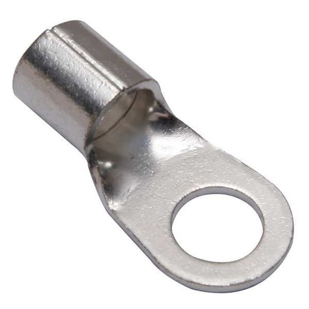 One-Hole Compression Lug, 1 AWG Max, 1/2 in Stud, Long Barrel, Copper, None MPN:YAD1CM12E12