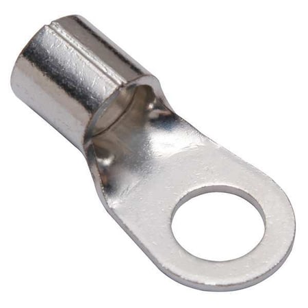 One-Hole Compression Lug, 1/0 AWG Max, 1/2 in Stud, Long Barrel, Copper, None MPN:YAD25M12E12