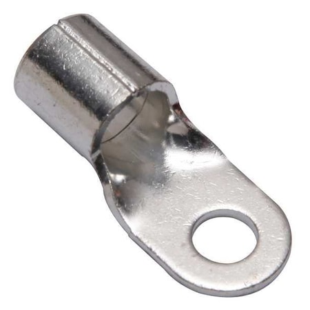 One-Hole Compression Lug, 1/0 AWG Max, 5/16 in Stud, Long Barrel, Copper, None MPN:YAD25M8E516