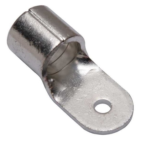 One-Hole Compression Lug, 4/0 AWG Max, 1/4 in Stud, Long Barrel, Copper, None MPN:YAD28M6E14