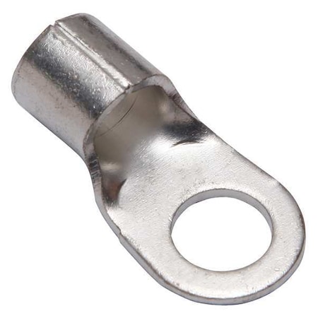 One-Hole Compression Lug, 2 AWG Max, 3/8 in Stud, Long Barrel, Copper, None, 5 PK MPN:YAD2CM10E38