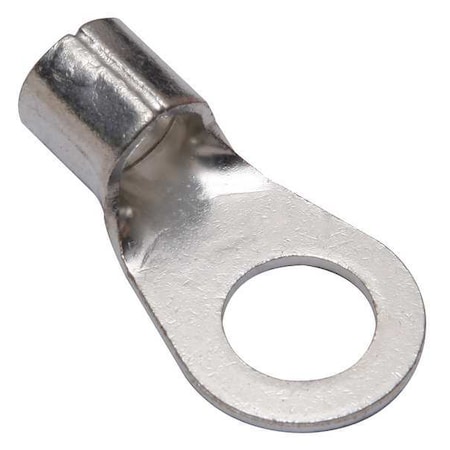 One-Hole Compression Lug, 2 AWG Max, 1/2 in Stud, Long Barrel, Copper, None, 5 PK MPN:YAD2CM12E12