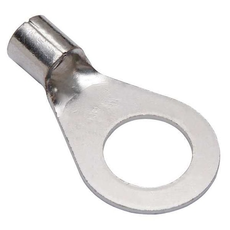 Uninsulated Compression Terminal, 4 AWG Max, 5/8 in Stud, Long Barrel, Copper, None, 5 PK MPN:YAD4CM16E58