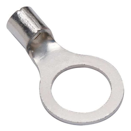 One-Hole Compression Lug, 4 AWG Max, 3/4 in Stud, Long Barrel, Copper, None, 5 PK MPN:YAD4CM20E34