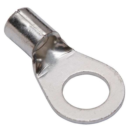 Uninsulated Compression Terminal, 6 AWG Max, 3/8 in Stud, Long Barrel, Copper, None, 10 PK MPN:YAD6CM10E38