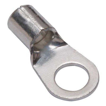 One-Hole Compression Lug, 6 AWG Max, 5/16 in Stud, Long Barrel, Copper, None, 10 PK MPN:YAD6CM8E516