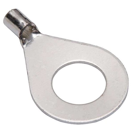 One-Hole Compression Lug, 8 AWG Max, 5/8 in Stud, Long Barrel, Copper, None, 10 PK MPN:YAD8CM16E58