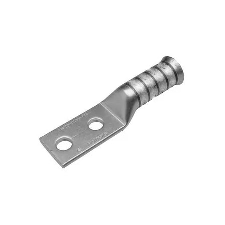 Two-Hole Compression Lug, 4/0 AWG Max, Long Barrel, Copper, Purple MPN:YAV282TC38FXB