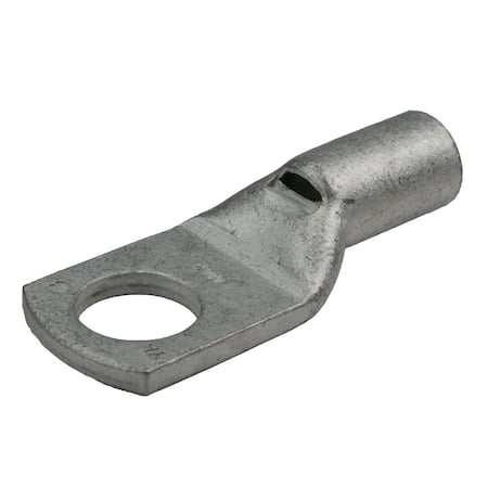 One-Hole Compression Lug, 4/0 AWG Max, 3/8 in Stud, Standard Barrel, Copper, None MPN:YAV28L