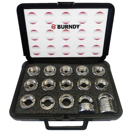 Crimping Tool Die Kit for Copper Connectors No 6 AWG-750 kcmil (15 Sets) MPN:UDIEKITCU
