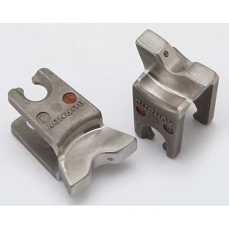 Crimping Die, W Style, 6 tons, 8 to 2 AWG MPN:W2CVT