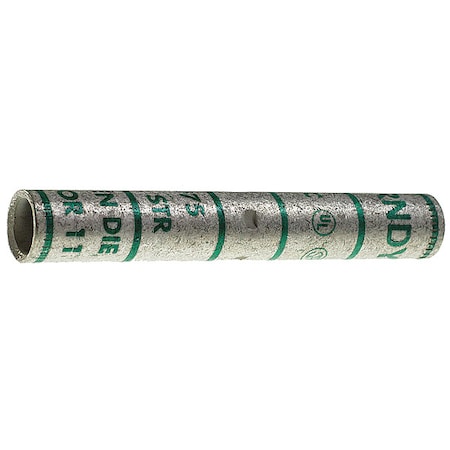 Open Barrel Splice, Green, Copper, 35 kV MPN:YS1C