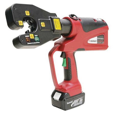 Cordless 4 Point Crimping Tool, 6 Ton power, 18V Makita Battery, Dieless C-Head MPN:PAT4PC834LI