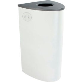 Busch Systems Spectrum Ellipse - Cans & Bottles 22 Gallon - White - 101092 101092