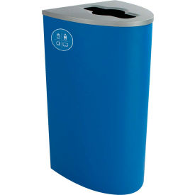 Busch Systems Spectrum Ellipse - Mixed Recyclables 22 Gallon - Blue - 101093 101093