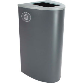 Busch Systems Spectrum Ellipse - Waste 22 Gallon - Gray - 101105 101105