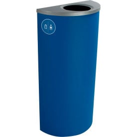 Busch Systems Spectrum Ellipse Slim - Cans & Bottles 8 Gallon - Blue - 101108 101108