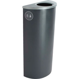 Busch Systems Spectrum Ellipse Slim - Cans & Bottles 8 Gallon - Gray - 101109 101109