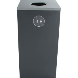 Busch Systems Spectrum Cube - Cans & Bottles 24 Gallon - Gray - 101127 101127