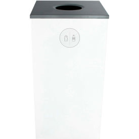 Busch Systems Spectrum Cube - Cans & Bottles 24 Gallon - White - 101129 101129