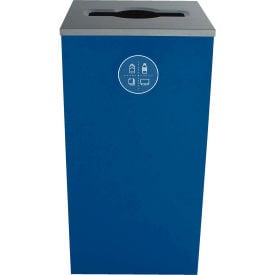 Busch Systems Spectrum Cube - Mixed Recyclables 24 Gallon - Blue - 101131 101131