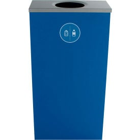 Busch Systems Spectrum Cube Slim - Cans & Bottles 10 Gallon - Blue - 101145 101145