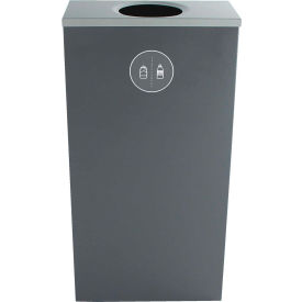 Busch Systems Spectrum Cube Slim - Cans & Bottles 10 Gallon - Gray - 101146 101146