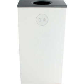 Busch Systems Spectrum Cube Slim - Cans & Bottles 10 Gallon - White - 101148 101148