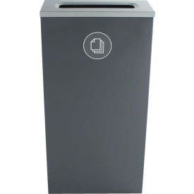 Busch Systems Spectrum Cube Slim - Paper 10 Gallon - Gray - 101154 101154