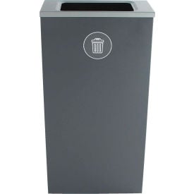 Busch Systems Spectrum Cube Slim - Waste 10 Gallon - Gray - 101159 101159