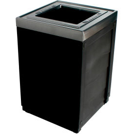 Busch Systems Evolve Cube Trash 50 Gallon - Black - 101240 101240