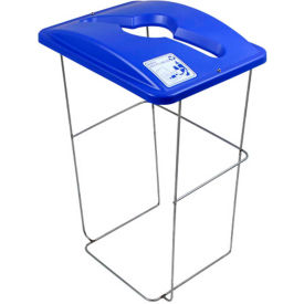 Busch Systems Wire Event Container - Mixed Recyclables - 32 Gallons - Blue - 101428 101428